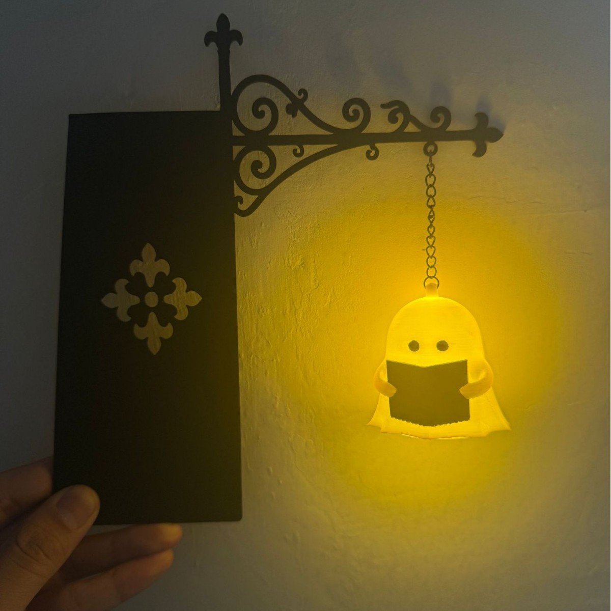 1 Dekorative Bücherregallampe/laterne, Dekorative Bücherregalbeleuchtung, Weihnachtsdekoration, Halloween-weihnachtsgeschenk - Happy Place