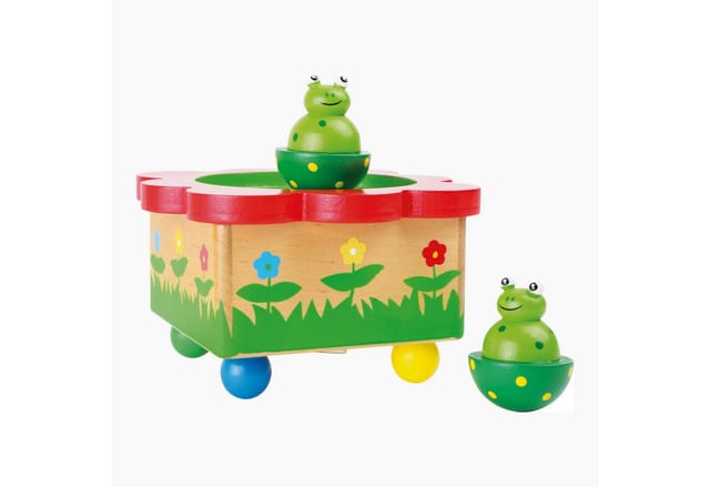 Small Foot - Wooden Music Box Frog