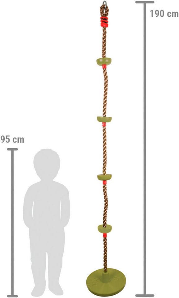 Small Foot - Climbing Rope and Swing 2in1 Green 190cm