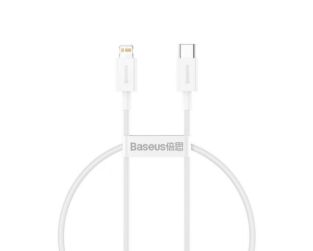 Baseus Superior Series Cable USB-C to Lightning 20W PD 2m (white)