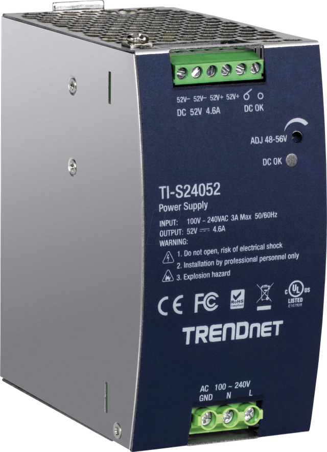 TRENDnet - power supply - 240 Watt - TAA Compliant Netzteile - 240 Watt - ATX - 80 Plus
