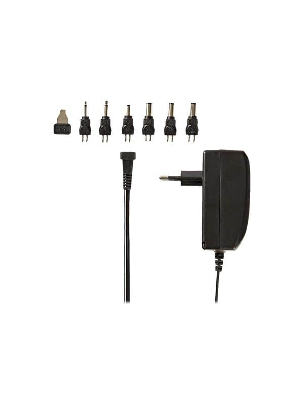 Nedis Universal AC Power Adapter - 24 W | 9 - 24 V DC | 1.80 m | 1.0 A - 1.5 A A | 6 plug(s)