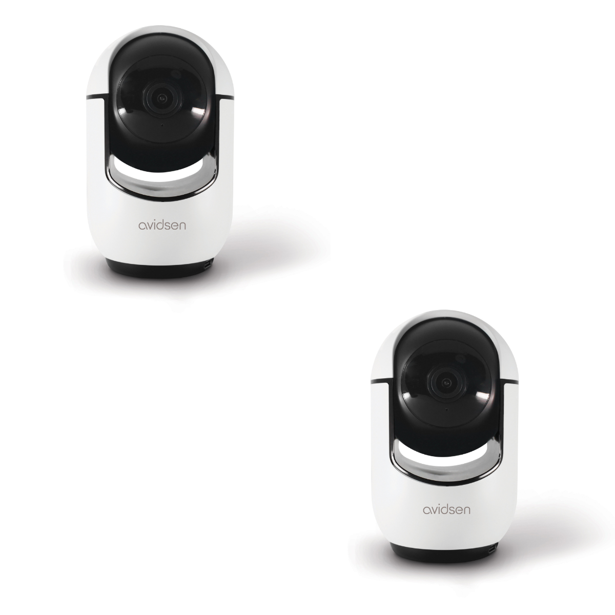 2er-set Motorisierte Homecam Prim 2,5 K Avidsen Ip-innenkameras