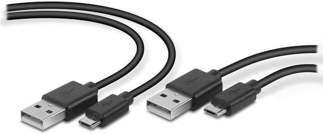 Speed-Link STREAM Play & Charge USB Cable Set 3m - Wired Charging cable for wireless game controller - Sony PlayStation 4