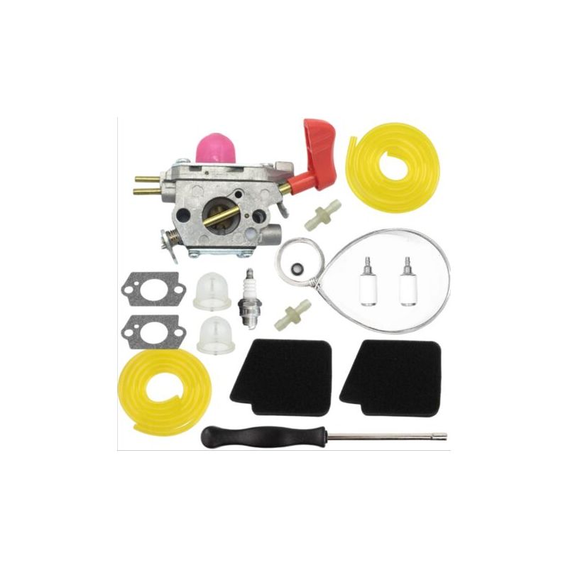 Vurahome – Vergaserbaugruppe C1u-w43 545081857 Für Laubbläser Vs-2 Bvm200fe Gbv345 Mit Ölschlauch, Ölfilter, Ölpumpe, Schraubendreher Und Weiterem Zubehör