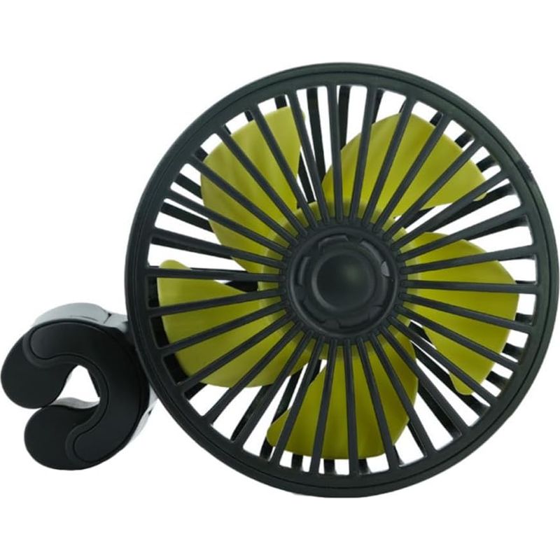 Besportble Ventilateur De Voiture Arrière Noir Installation