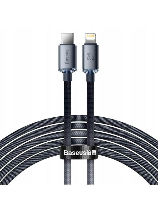 Baseus Crystal Shine cable USB-C to Lightning 20W PD 2m (black)