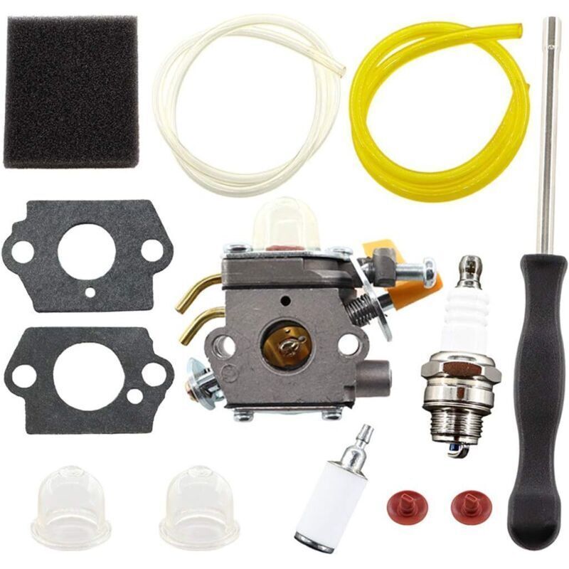 Sabir Vergaser-reparatursatz Mit Luftfilter-einstellschraubendreher Für Ryobi Rbc30set, Rlt30cet, Rht2660da, Rlt26cds, Rbc26ses, Ersatz Für Zama C1u-h60 308054003, 308054008, 308054012