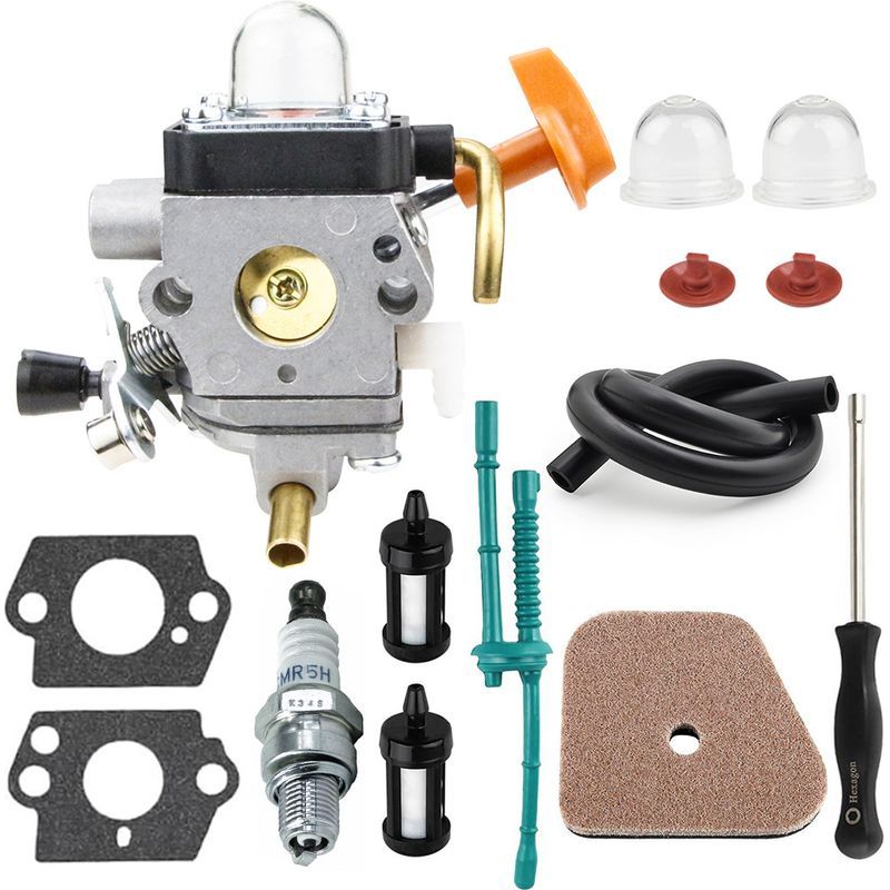 Vergaser Für Stihl Fs87-130, Hl95, Ht100, Km90 – Mit Zündkerze Und Filtern