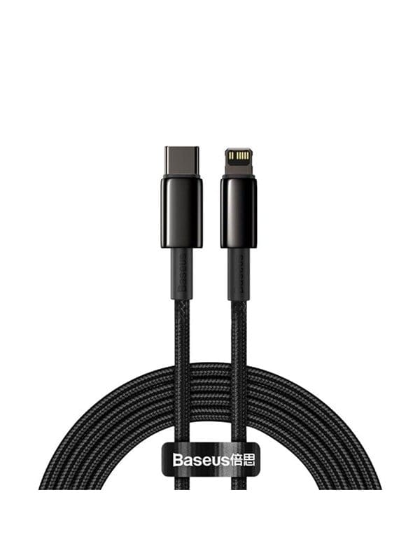 Baseus Tungsten Gold Cable Type-C to iP PD 20W 2m (black)