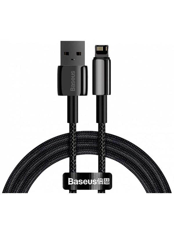 Baseus Tungsten Gold Cable USB to iP 2.4A 1m (black)