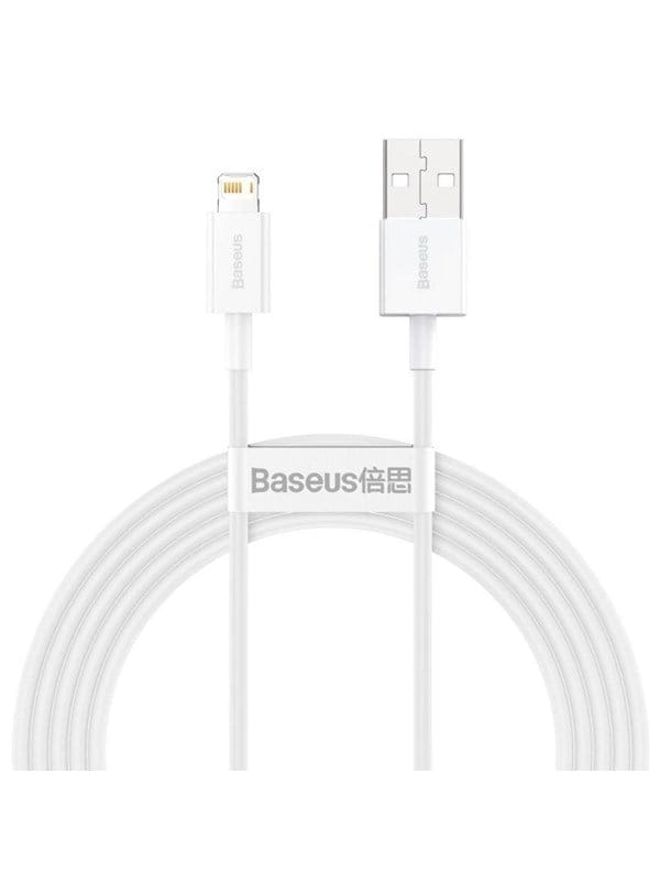 Baseus Superior Series Cable USB to Lightning 2.4A 0.25m (white)
