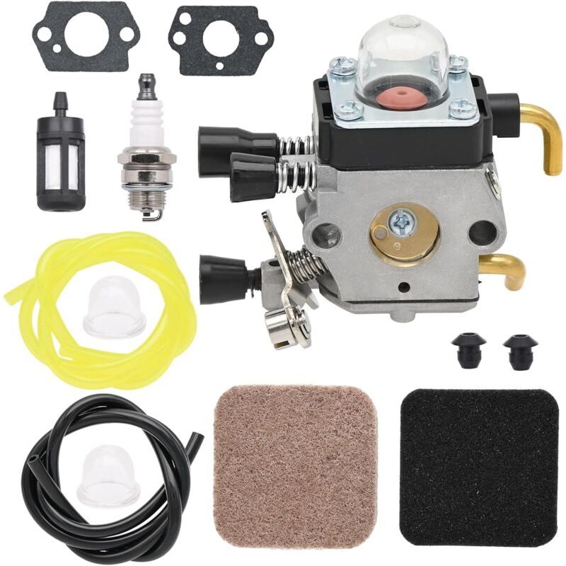 Vergaser, Luftfilter, Kraftstoffleitung Und Kraftstofffilterdichtung (14-teiliges Set) Für Rasenmäher Fs45, Fs55 Und Fs85.