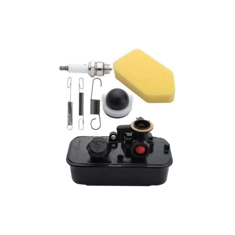 Soavoa Vergaser- Und Kraftstofftank-kit Mit Zündkerzen Und Luftfilter Für Rasenmäher Mit Briggs & Stratton Sprint Classic Q45 Motor