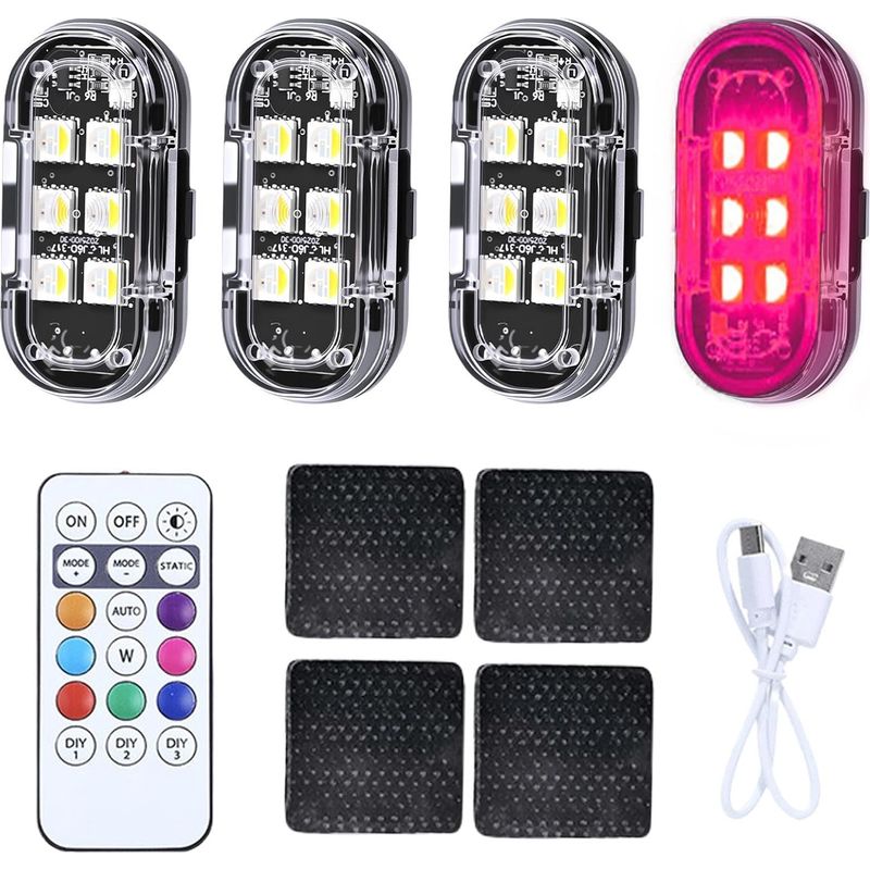 Lumières Stroboscopiques Pour Voiture Éclairage Led Sans Fil