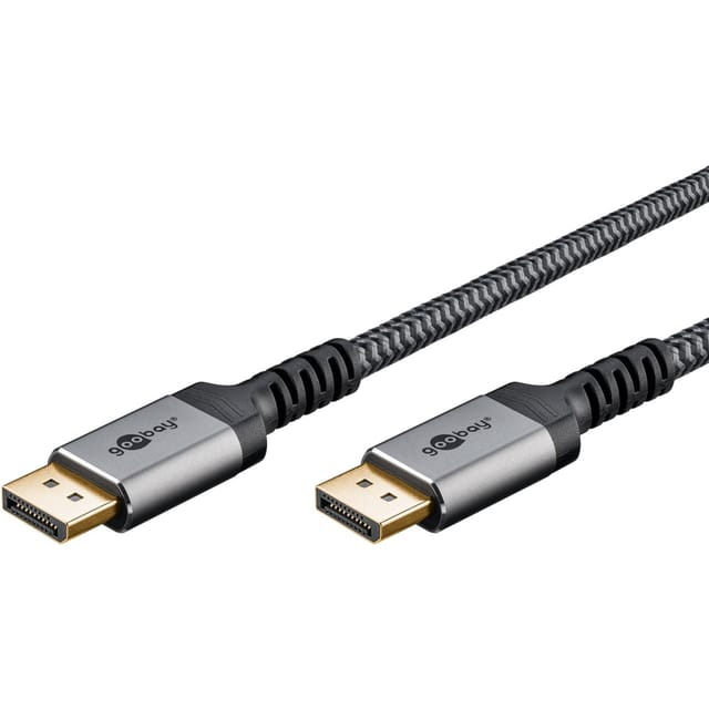 Pro Displayport 1.4 Sleeved - 3m - Schwarz