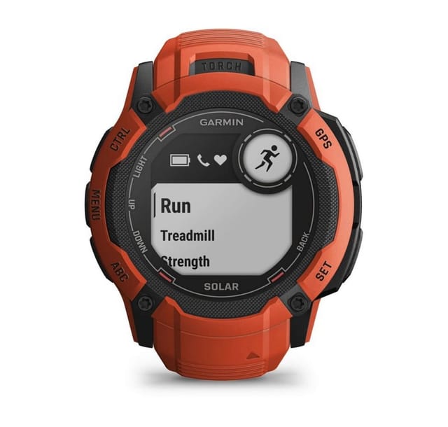 Garmin Instinct 2X Solar - Flame Red