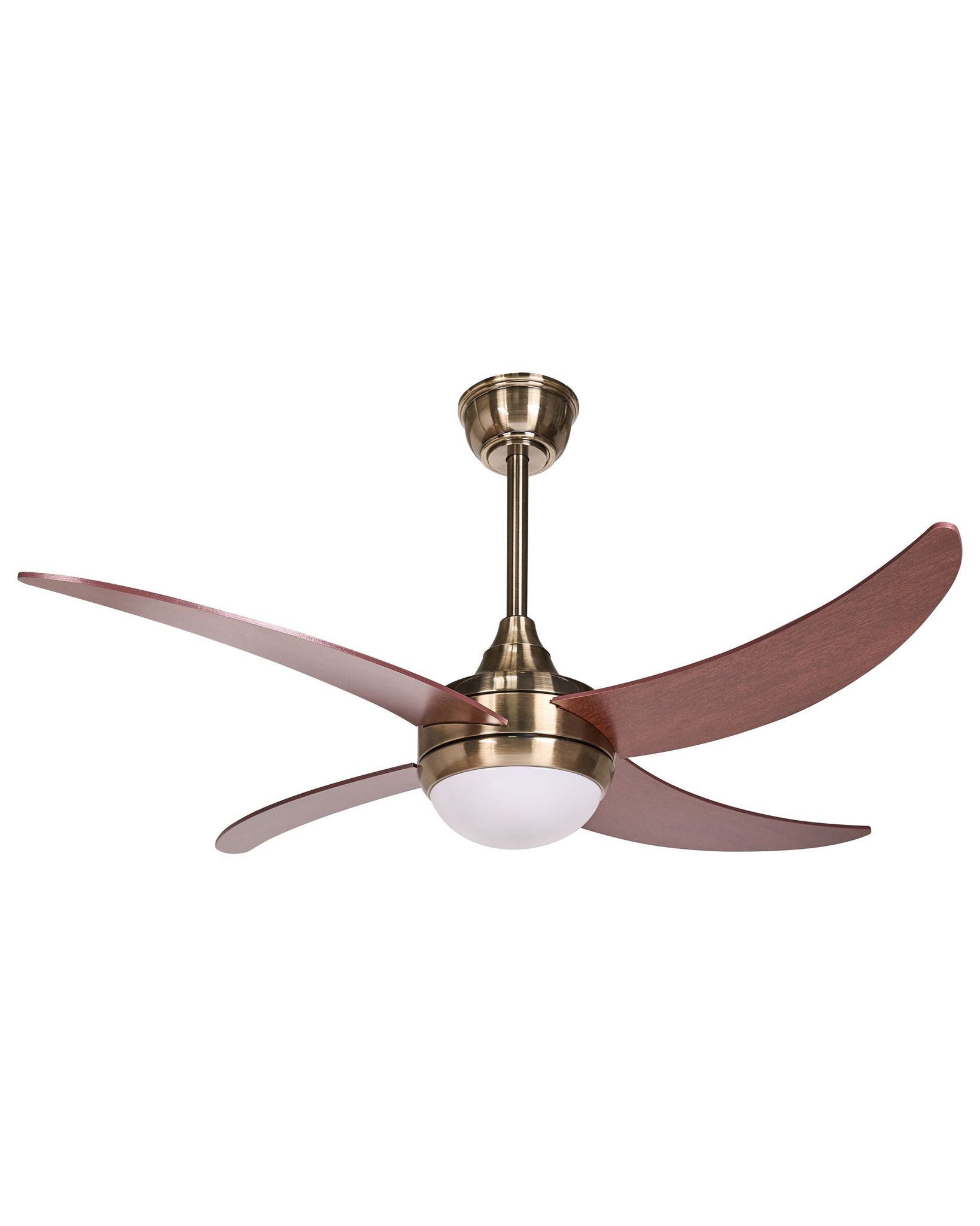Deckenventilator Mit Licht Chacana Mit Fernbedienung Led Messing