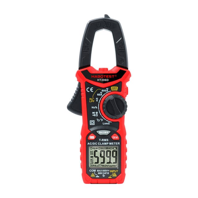 Habotest Digital Clamp Meter HT206D True RMS NCV LPF
