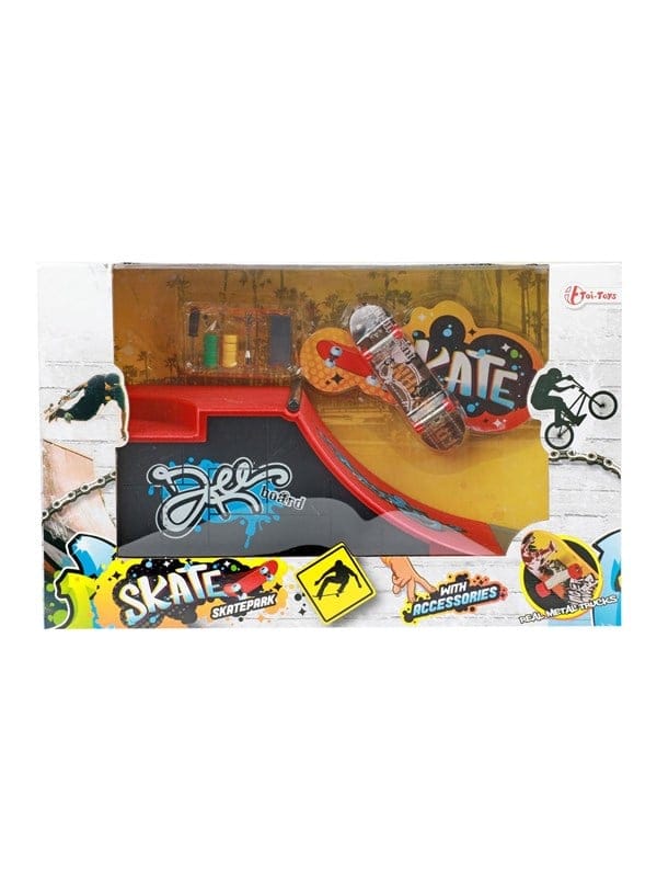 Toi-Toys Finger skateboard or BMX bike with skate track (Assorted)