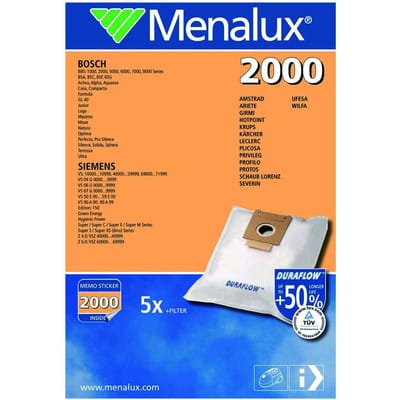 Menalux Vacuum cleaner bag Syntet 2000