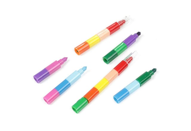 Toi-Toys 10-in-1 Wax Crayon Pen 2pcs.