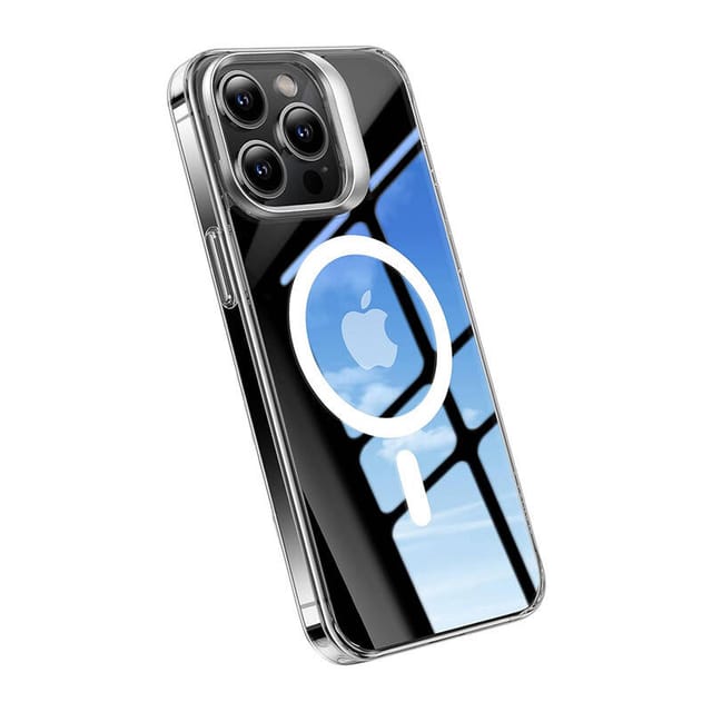 Torras Phone Case UPRO Lstand Clear-Mag for iPhone 15 (transparent)