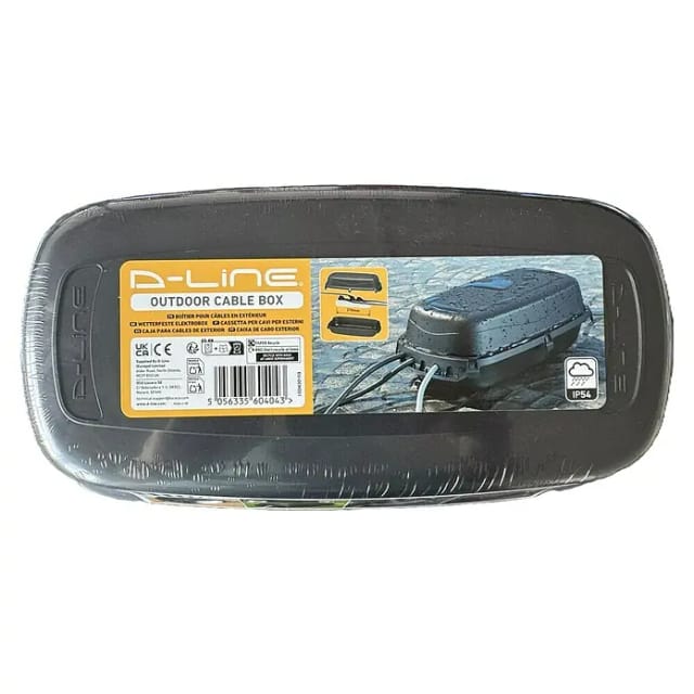 D-LINE Outdoor Cable Box Weatherproof Black