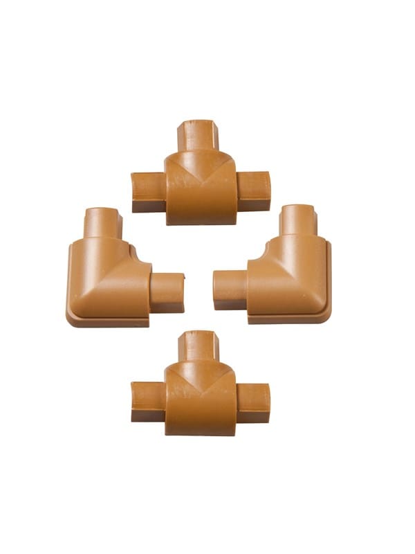 D-LINE Adapter Kit 16x8mm 4 Pieces Oak Colored