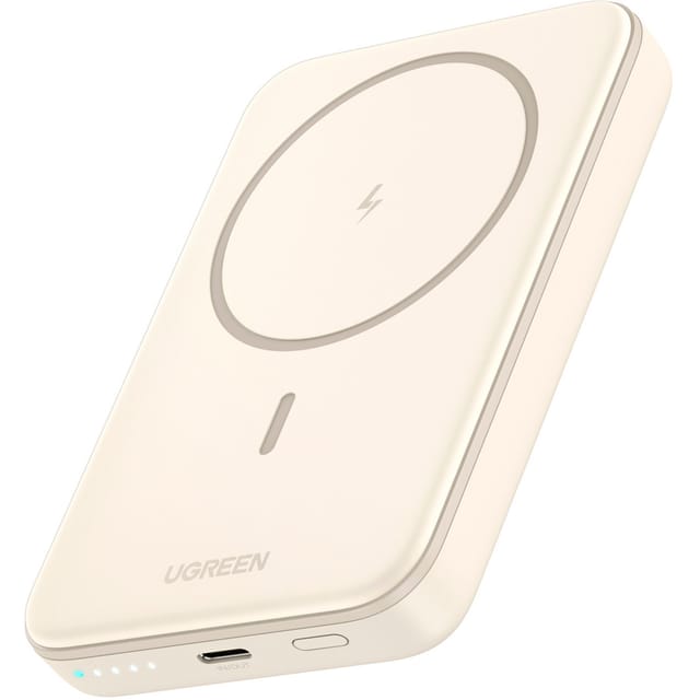 UGREEN Magnetic wireless Powerbank (Akku) - Beige - 10000 mAh
