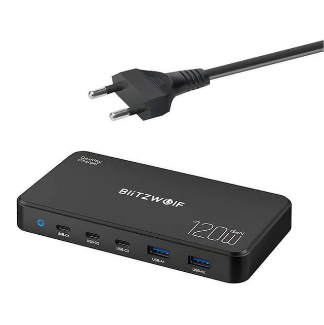 BlitzWolf Charging Station Blitzwolf BW-i100 5in1 120W