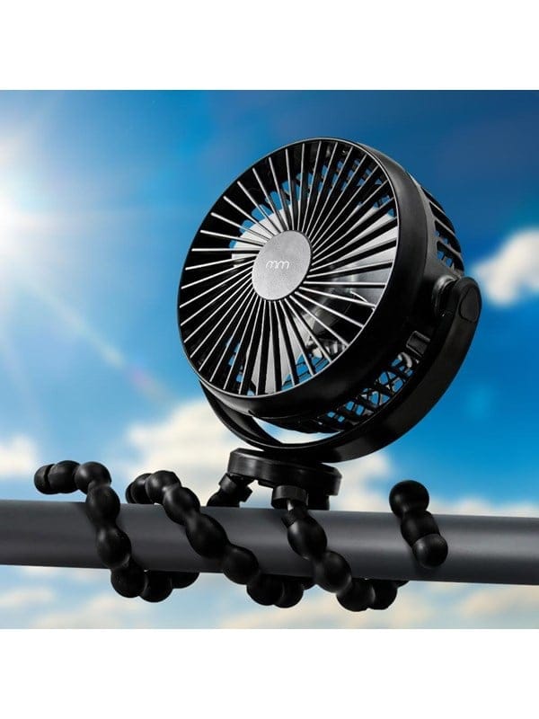 Mikamax Flex Fan - 5200mAh Powerbank - Flexibler Ventilator mit Oktopusbeinen