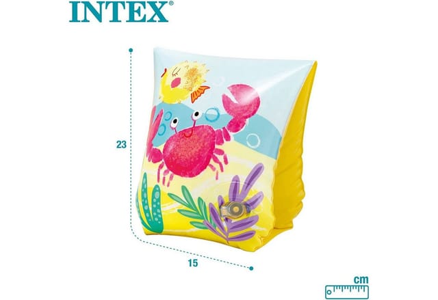Intex Tropical Buddies Schwimmflügel, Alter 3-6, 19-30 kg