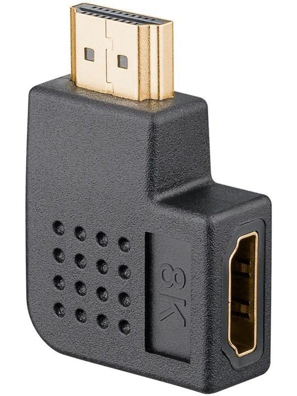 Pro HDMI - Angled Adapter 90° Horizontal - Black