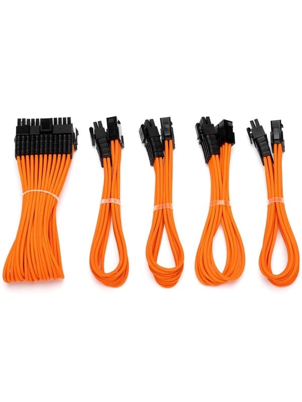 DUTZO Sleeved Power Extention Cable Kit (v2) - Orange