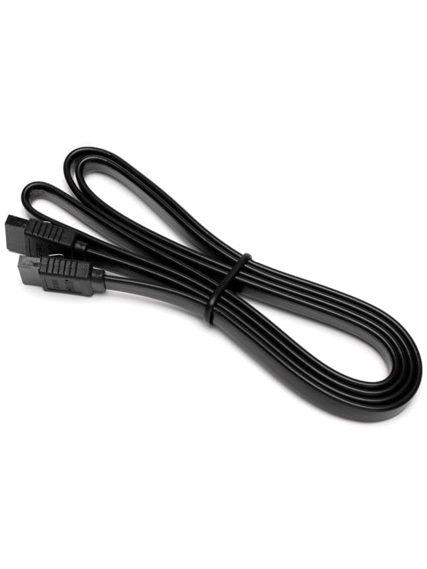 DUTZO SATA-kabel - Schwarz - 1 m - Gerader Verbinder