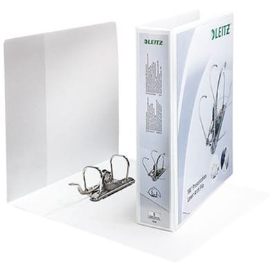 Leitz 180° - presentation lever arch file - for A4 Maxi - capacity: 350 sheets - white