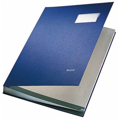 Leitz - classification folder - 20 parts - for A4 - tabbed - blue