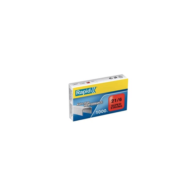 Rapid Super Strong - staples - 21/6 - 6 mm - pack of 1000