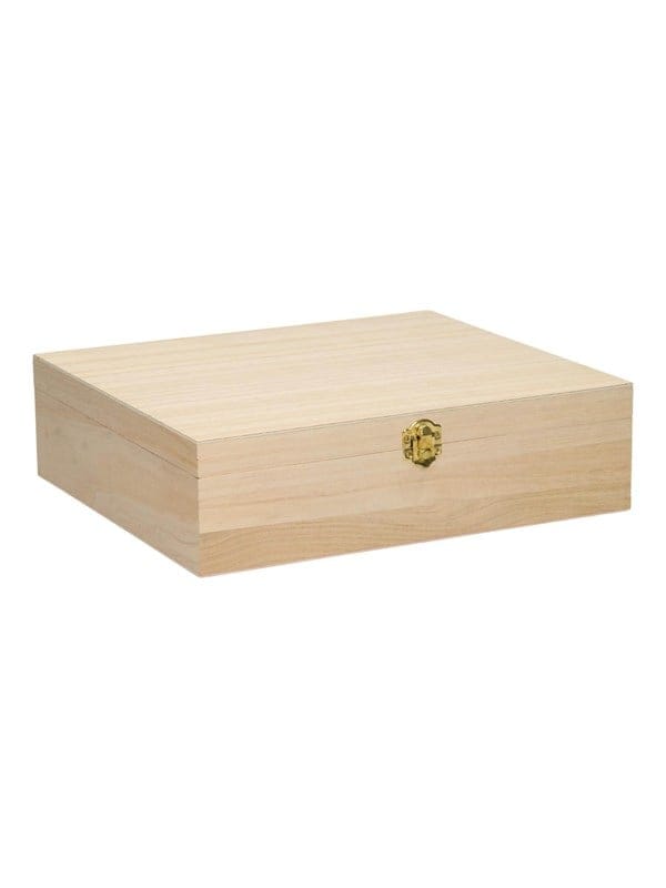 Playwood Decorate your own Tea Chest 12 compartments
