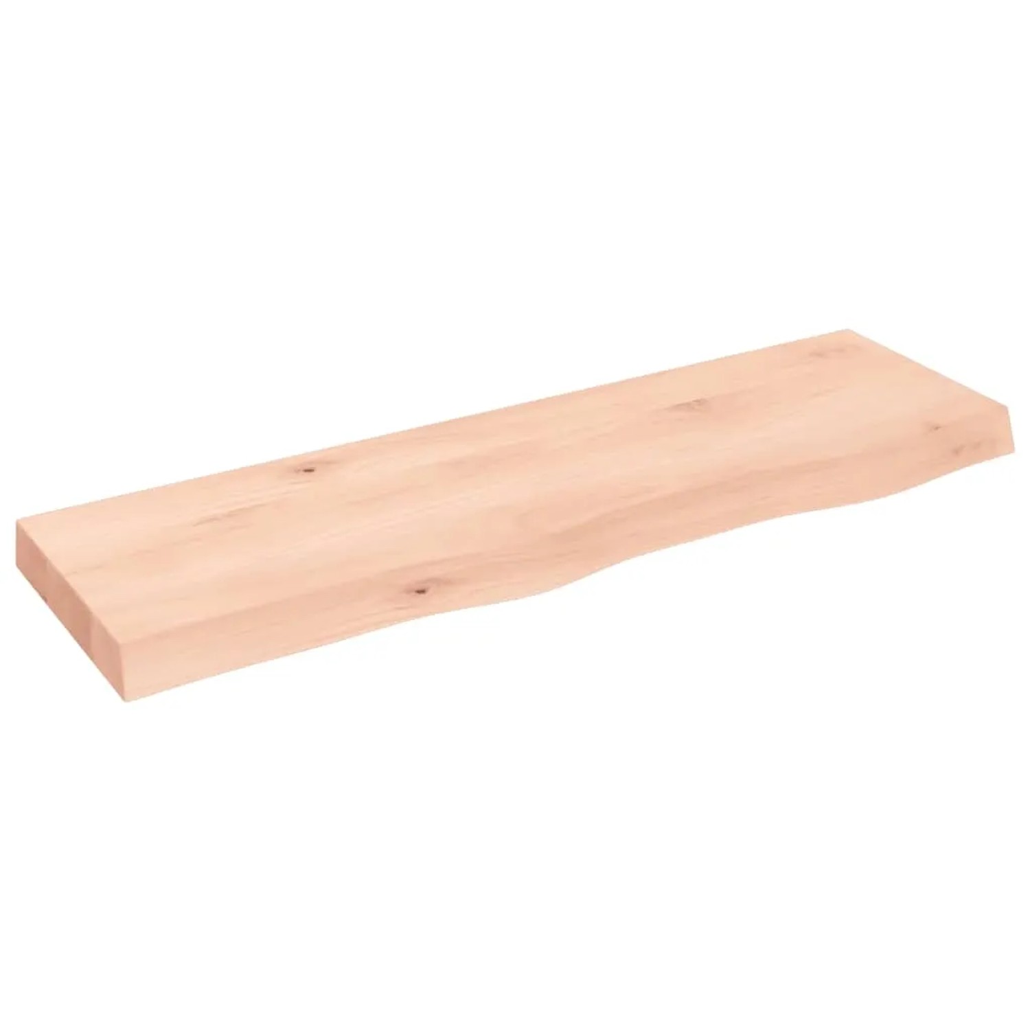vidaXL Waschtischplatte 100x30x6 cm Massivholz Unbehandelt