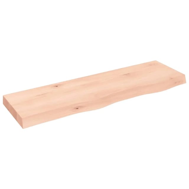 vidaXL Waschtischplatte 100x30x6 cm Massivholz Unbehandelt