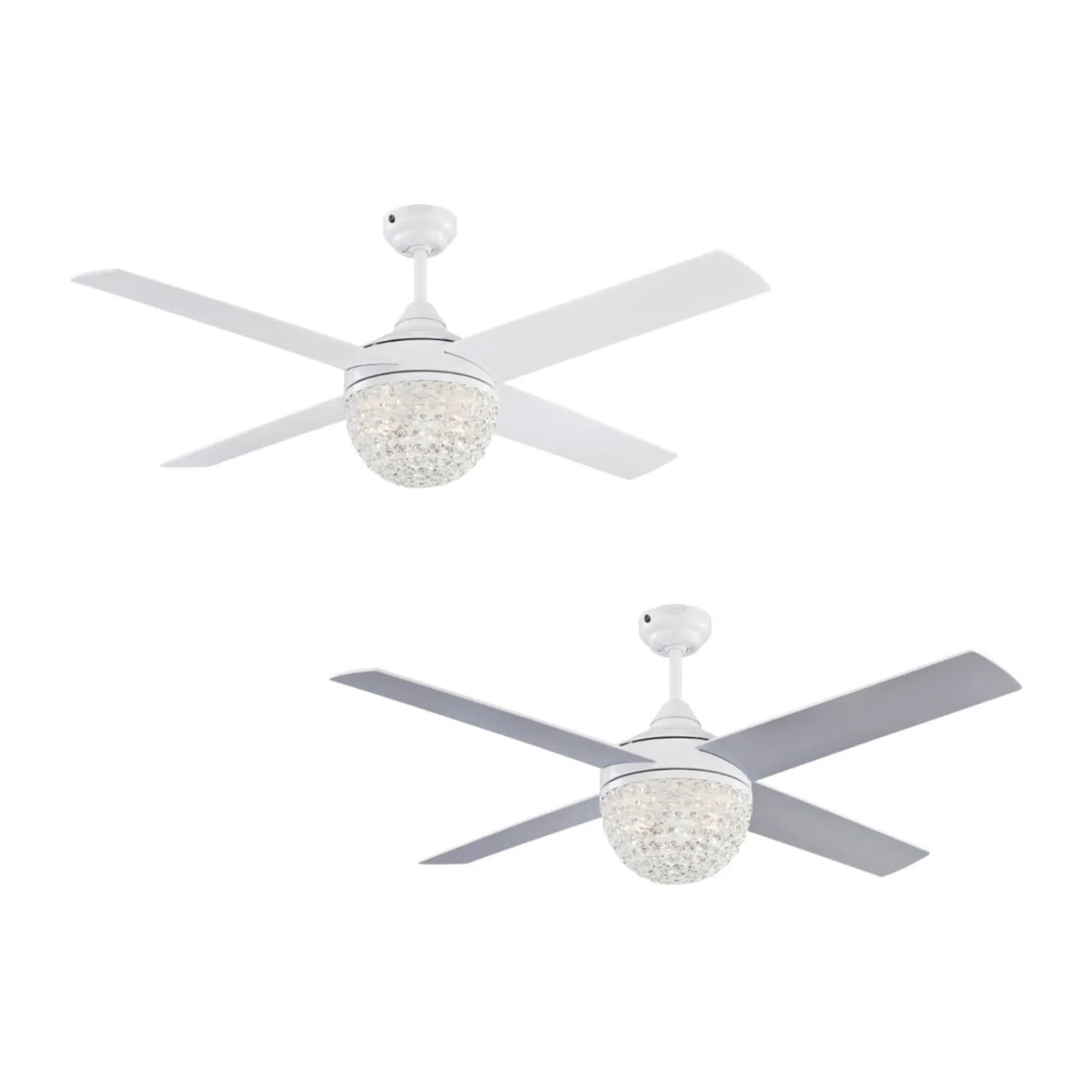 WESTINGHOUSE Deckenventilator Kelcie Weiß 132 cm mit Beleuchtung und Fernbedienung