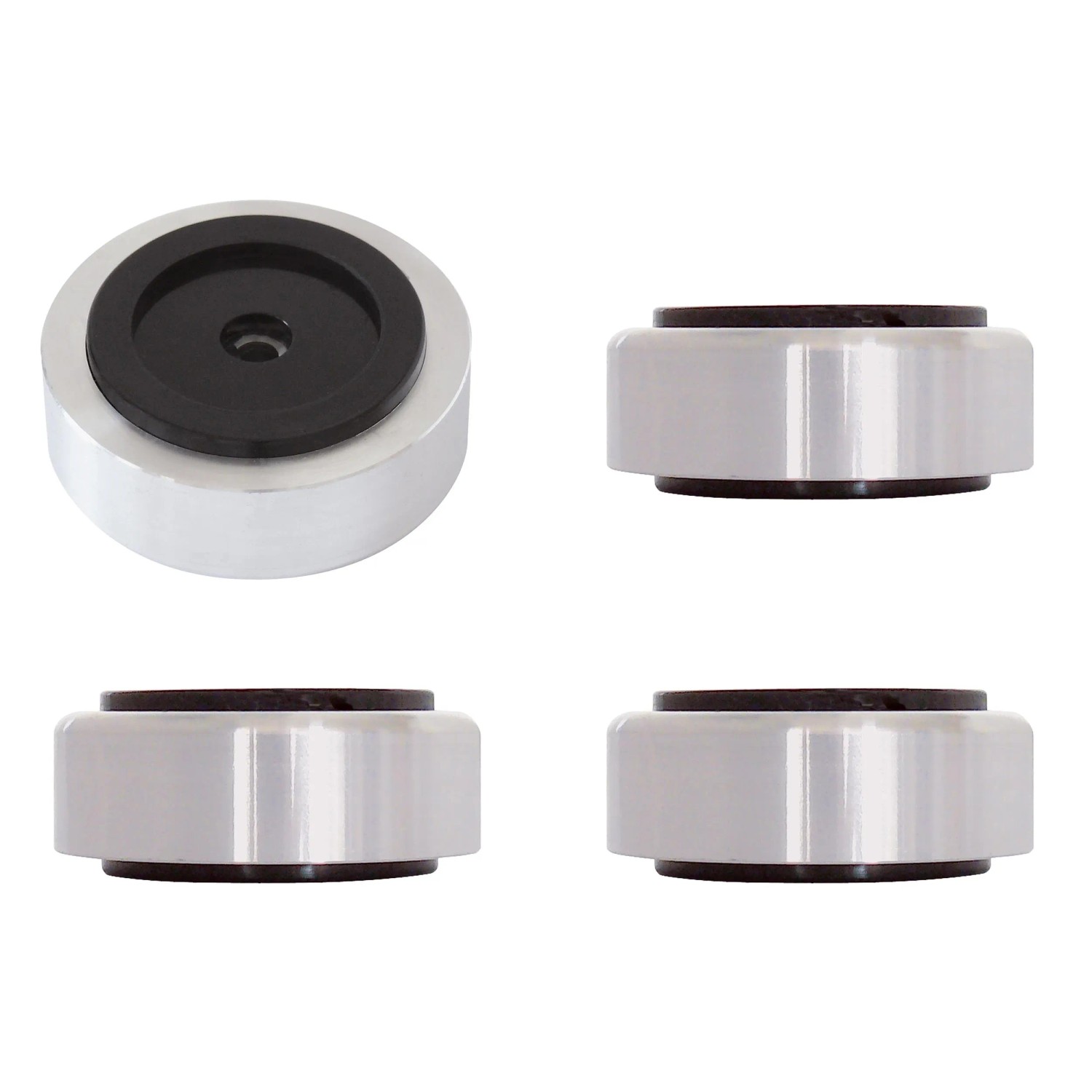Dynavox Gerätefüße Aluminium 4 Stück Silber