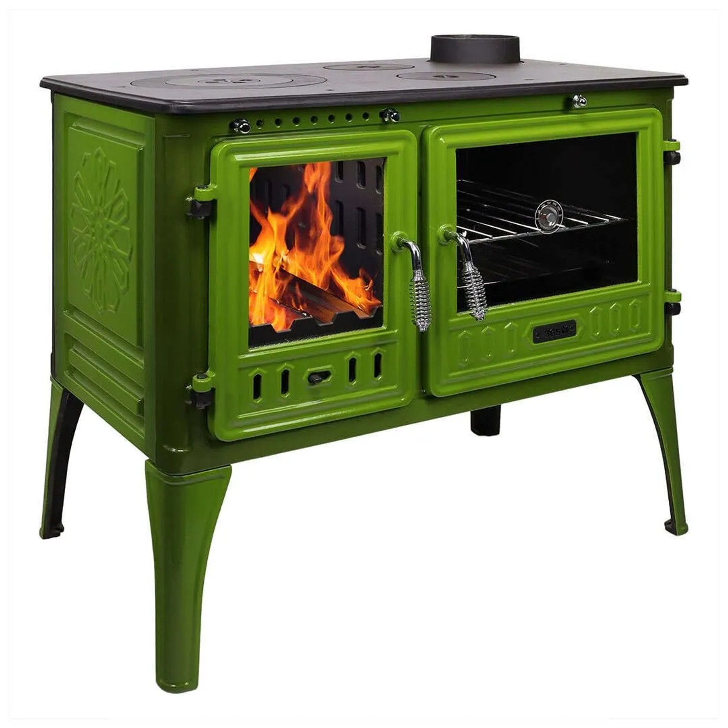 365 Küchenofen Cook Lite Grün Emailliert 8,5 kW