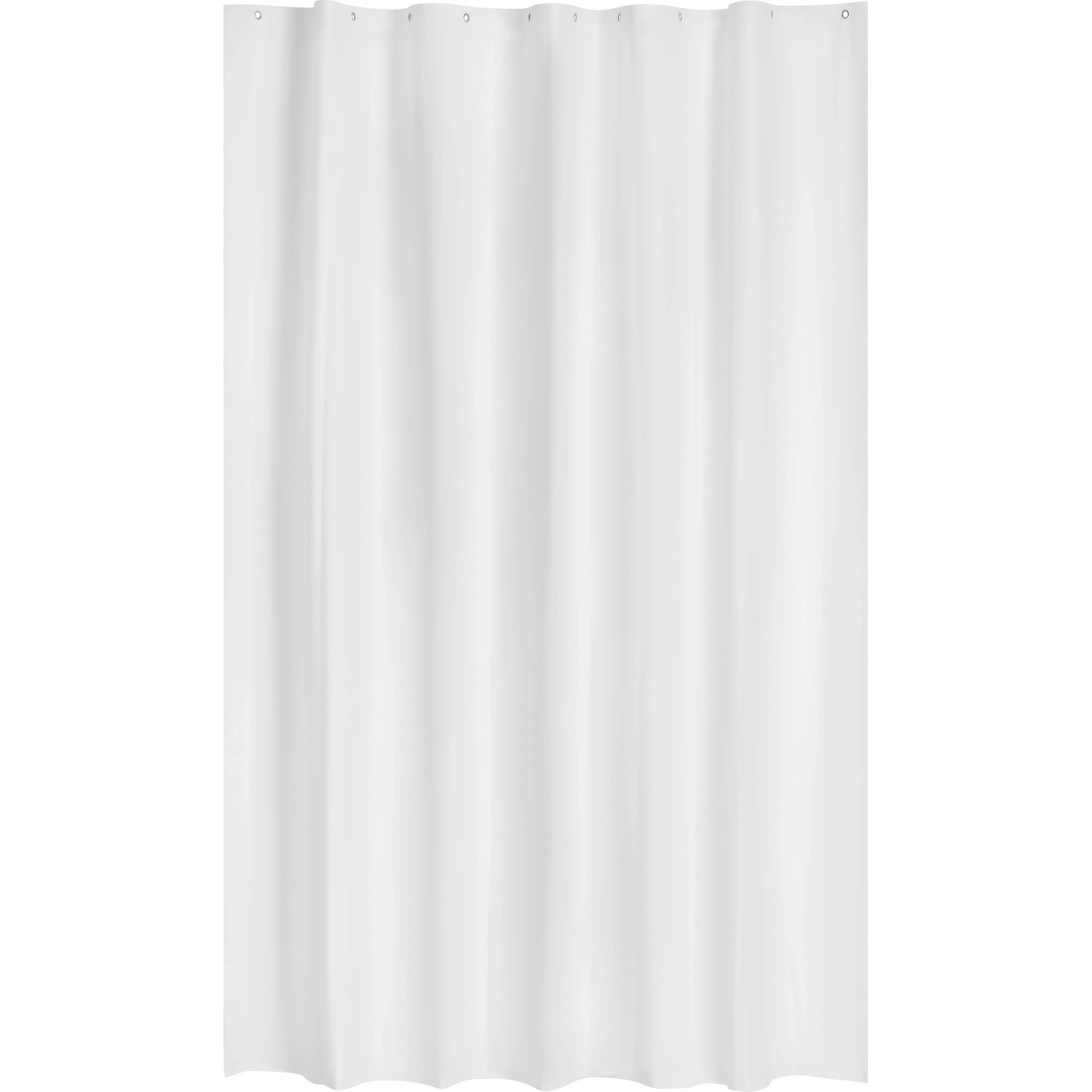 Duschvorhang aus PEVA 180 cm x 200 cm Weiß