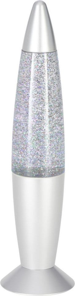 Eglo LED Tischleuchte Glitter Silber Ø 8,5 cm RGB