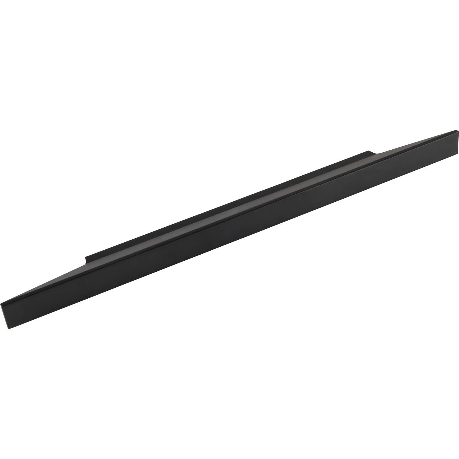 Furnipart Möbelgriff Facet La 160 mm Breite 284 mm Aluminium Schwarz Matt