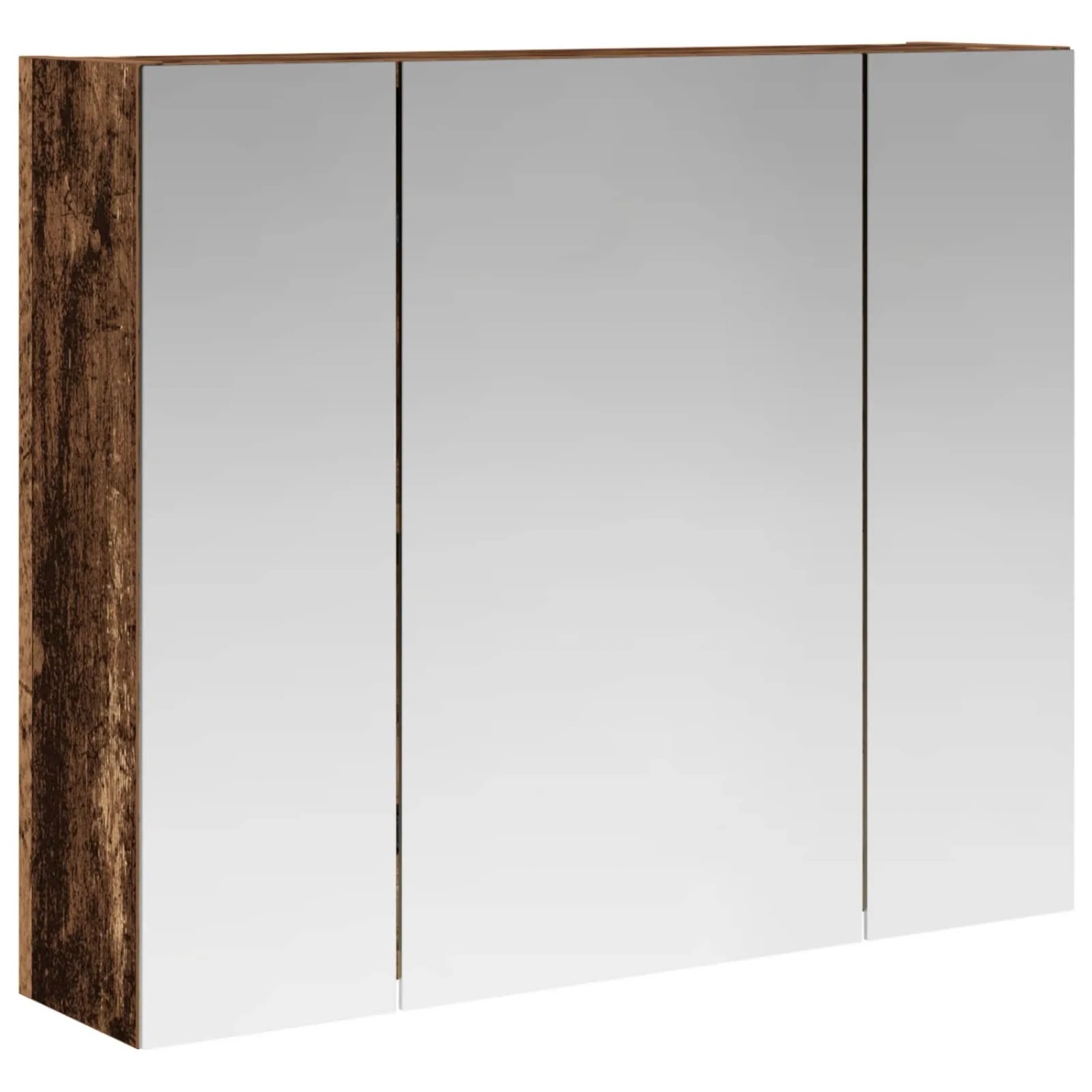 vidaXL Badezimmerspiegelschrank Altholz 60 x 14,5 x 50 cm 889077