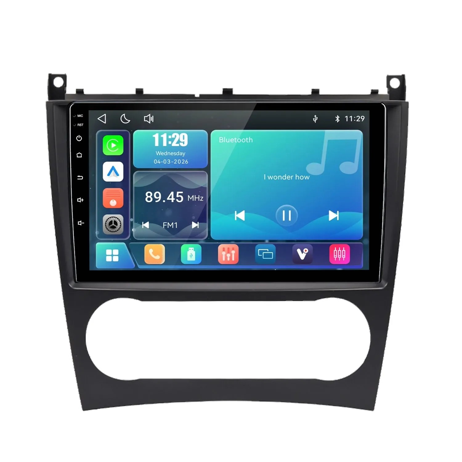 Junsun Autoradio Für Benz C Class W203 2005-2009 Linux